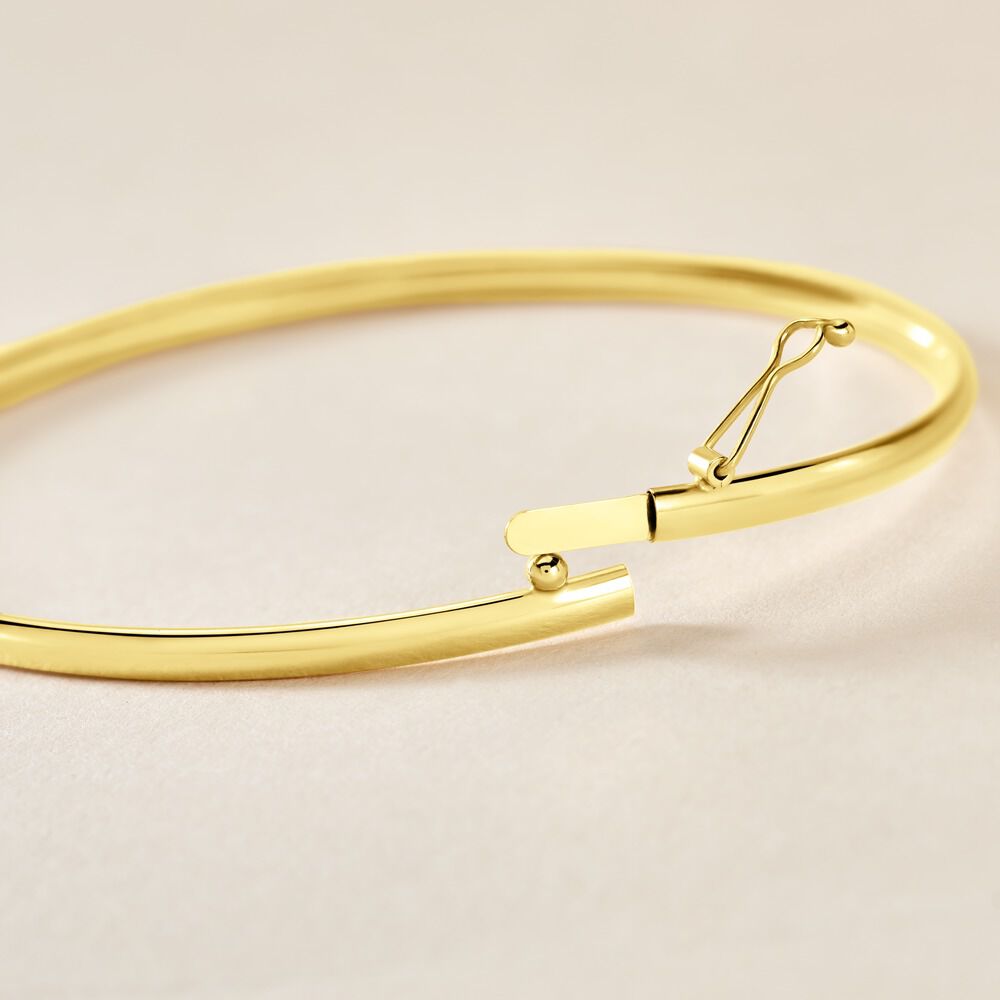 Bracelet Jonc Yuriy Fil Flexible Or Jaune - Bracelets joncs Femme | Marc Orian
