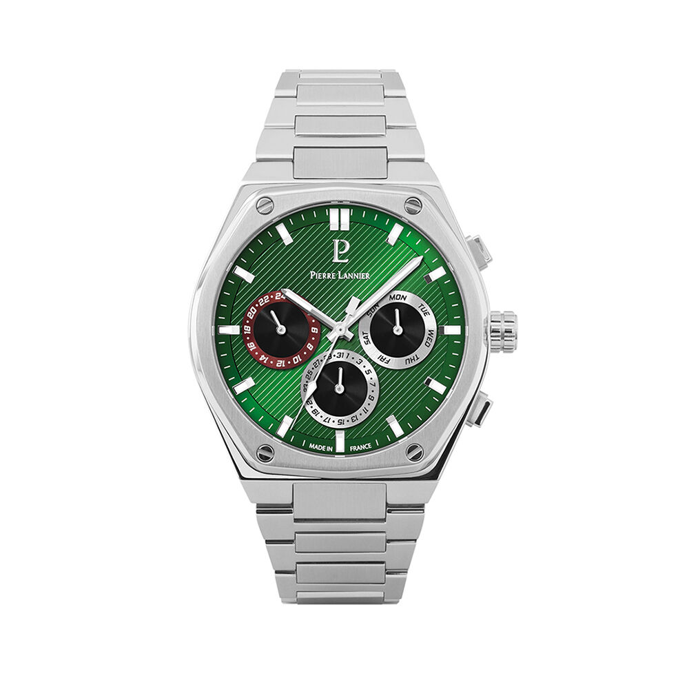 Montre Pierre Lannier Copilote Vert - Montres &eacute;tanches Homme | Marc Orian
