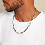 Collier Phebus Him Acier Argent&eacute; - Colliers fantaisie Homme | Marc Orian