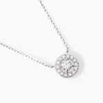 Collier Star Or Blanc Oxyde De Zirconium - Colliers avec pierres Femme | Marc Orian