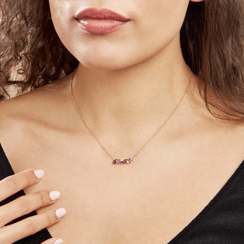 Collier Muire Plaqué Or Oxyde - Colliers avec pierres Femme | Marc Orian