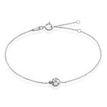 Bracelet Shannon Argent Blanc Oxyde De Zirconium - Bracelets fantaisie Femme | Marc Orian