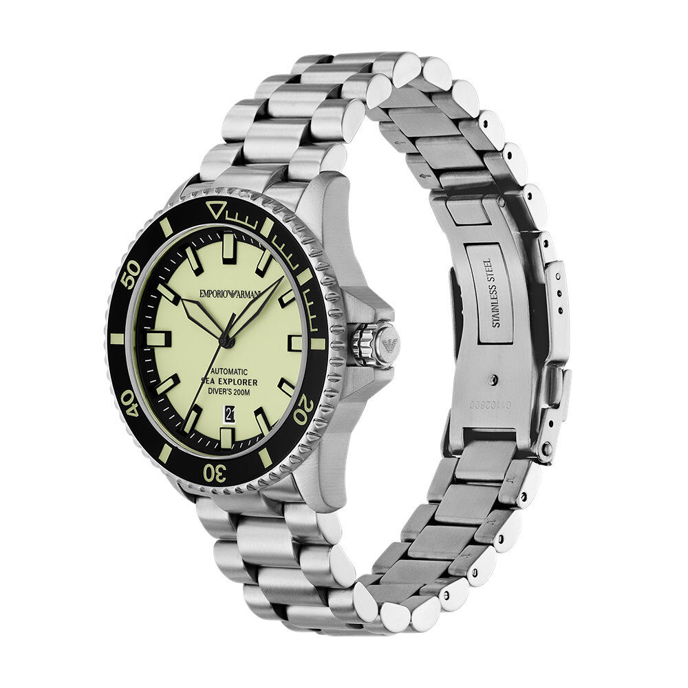 Montre Emporio Armani Sea Explorer Jaune - Montres automatiques Homme | Marc Orian
