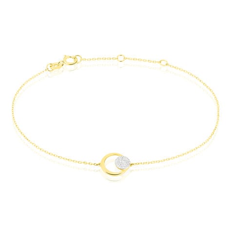 Bracelet Amane Or Jaune Diamant - Bracelets Medailles Femme | Marc Orian