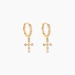 Cr&eacute;oles Royle Or Jaune Oxyde De Zirconium - Cr&eacute;oles Femme | Marc Orian