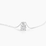 Collier Zilda Or Blanc Oxyde De Zirconium - Colliers avec pierres Femme | Marc Orian