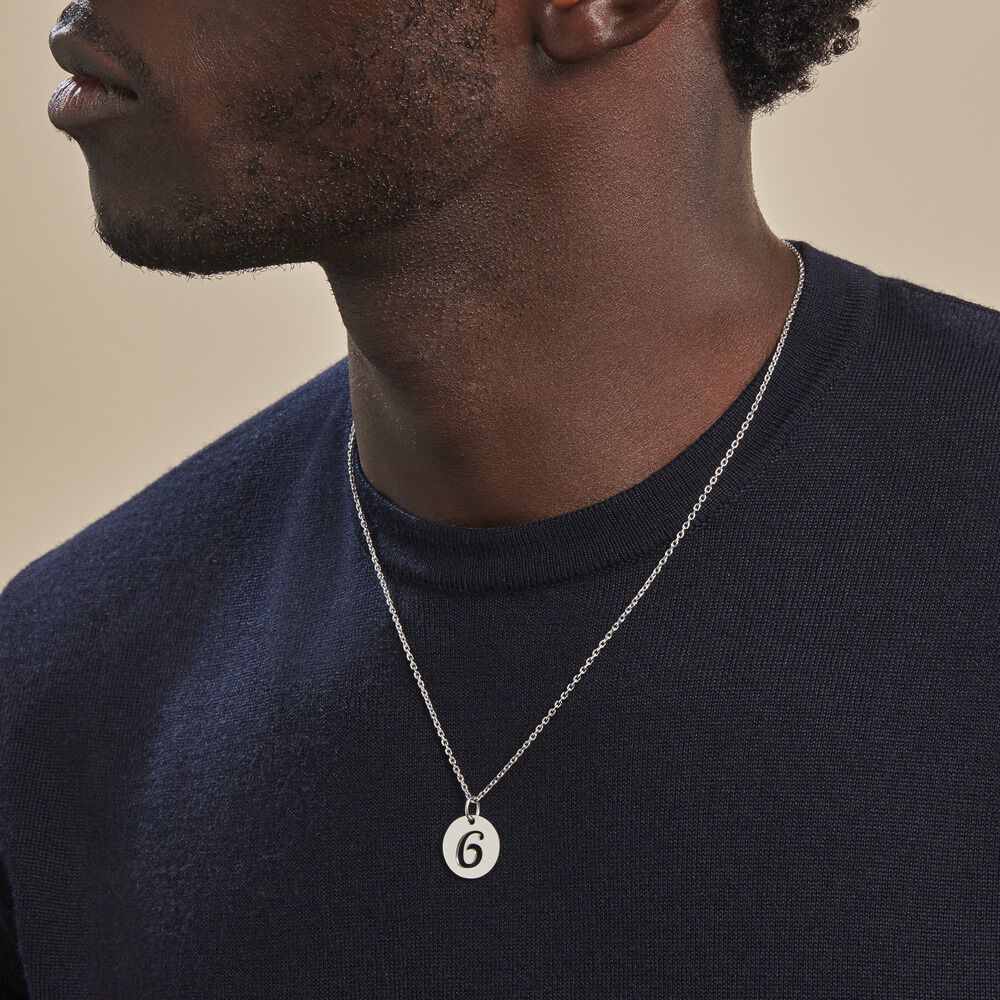 Pendentif Efiso Argent Blanc - Pendentifs Famille | Marc Orian