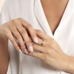 Bague Alix Or Tricolore Diamant - Parures de mariage Femme | Marc Orian