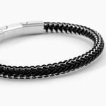Bracelet Cuir De Vache Noir - Bracelets cuir Homme | Marc Orian