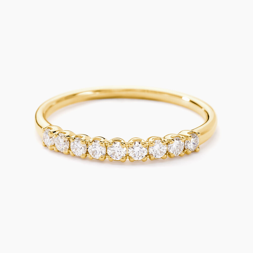 Alliance Hera Or Jaune Diamant - Alliances avec pierres Femme | Marc Orian