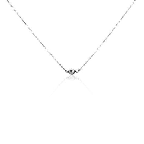 Collier Tolly Argent Blanc - Colliers fantaisie Femme | Marc Orian