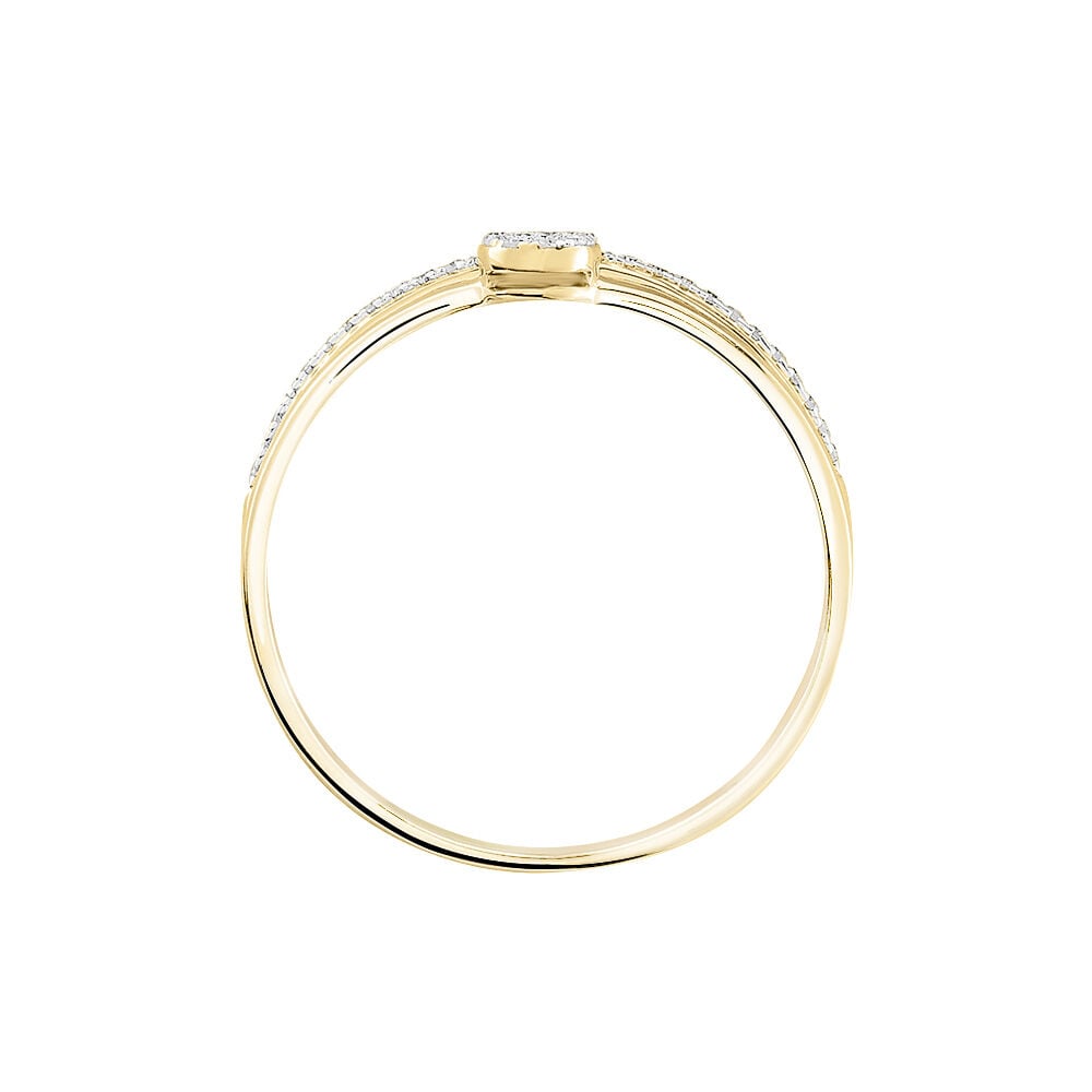 Bague Maellys Or Jaune Diamant - Parures de mariage Femme | Marc Orian
