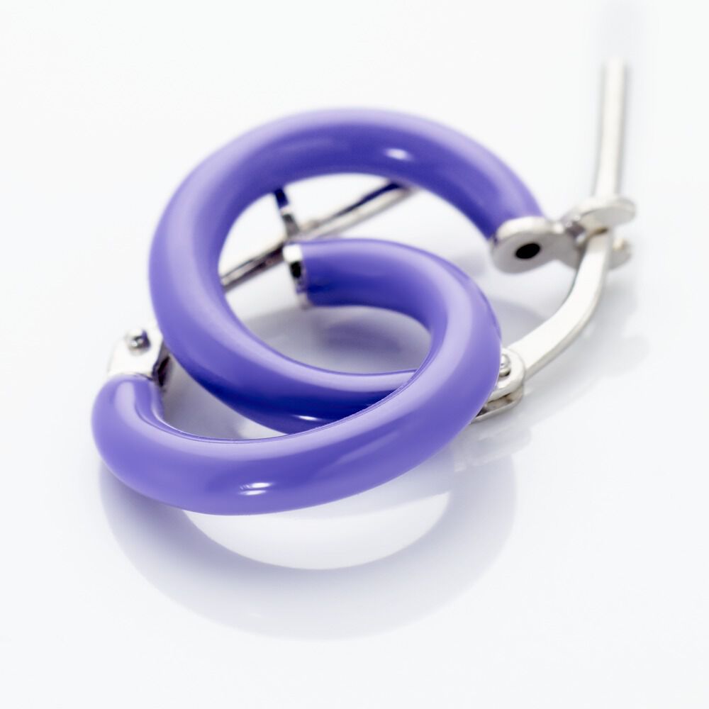 Cr&eacute;oles Argent Blanc Sadia - Cr&eacute;oles Femme | Marc Orian