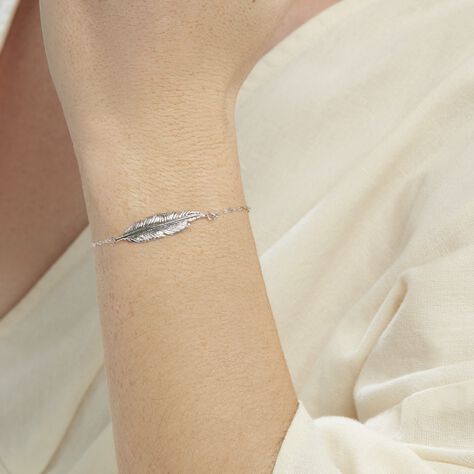 Bracelet Argent Blanc Jubba - Bracelets chaînes Femme | Marc Orian