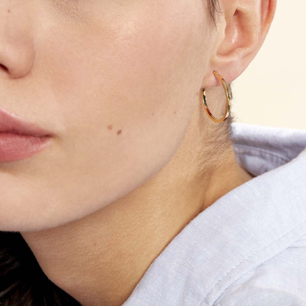 Créoles Thyrza Or Jaune - Créoles Femme | Marc Orian