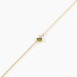 Bracelet Poem Argent Jaune P&eacute;ridot Oxyde De Zirconium - Bracelets fantaisie Femme | Marc Orian