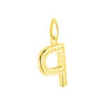 Pendentif Lettre P Or Jaune Oxyde - Pendentifs Famille | Marc Orian