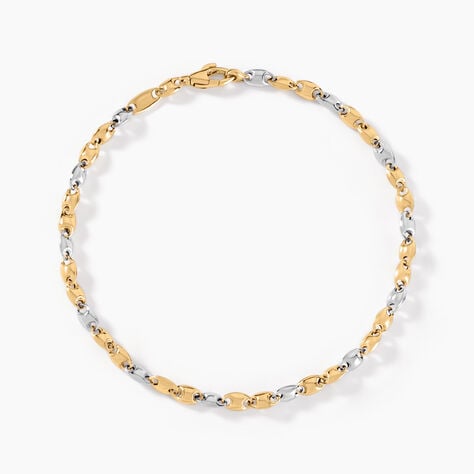 Bracelet Dami Or Bicolore - Bracelets cha&icirc;nes Homme | Marc Orian