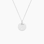 Pendentif Efiso Argent Blanc - Bijoux fantaisie Famille | Marc Orian