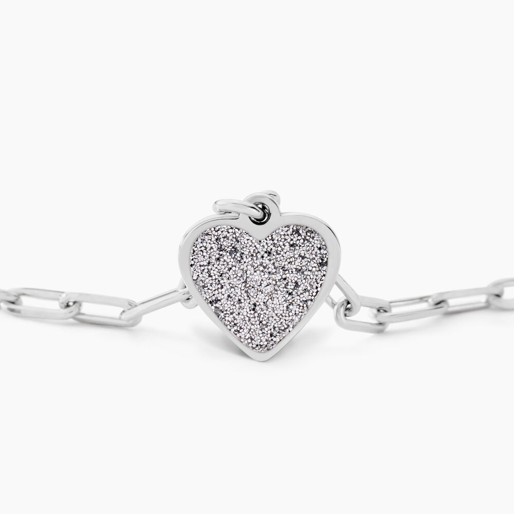 Collier Etincelante Argent Blanc - Colliers ras du cou Femme | Marc Orian