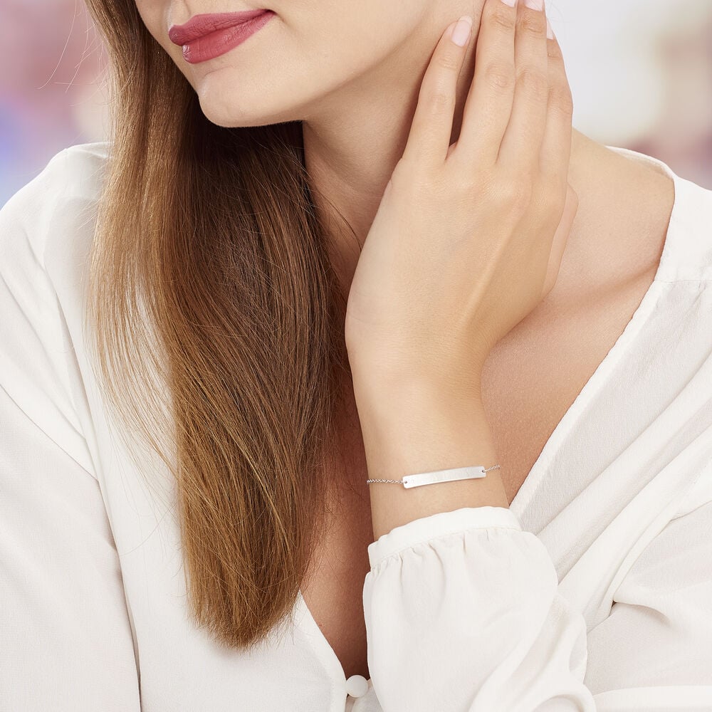 Bracelet Suzeanne Argent Blanc Oxyde De Zirconium - Gourmettes Femme | Marc Orian
