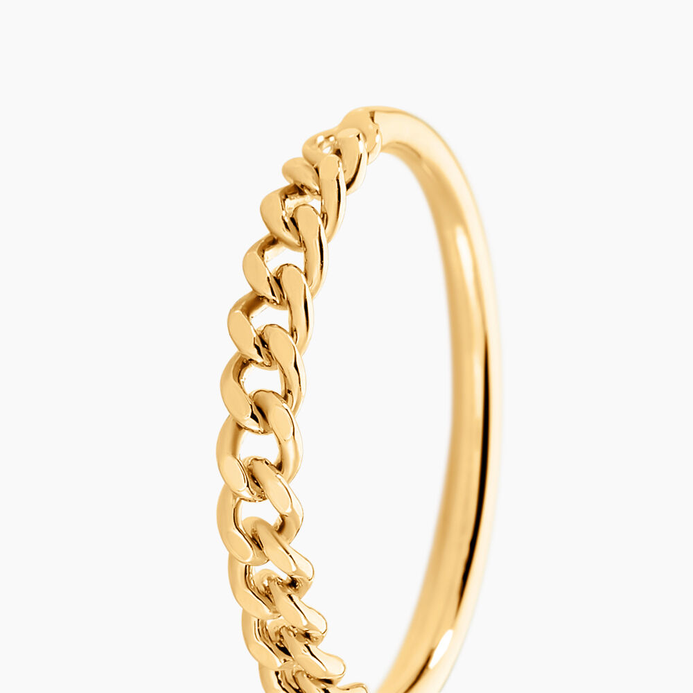 Bague Serenity Plaque Or Jaune - Bagues dorées Femme | Marc Orian