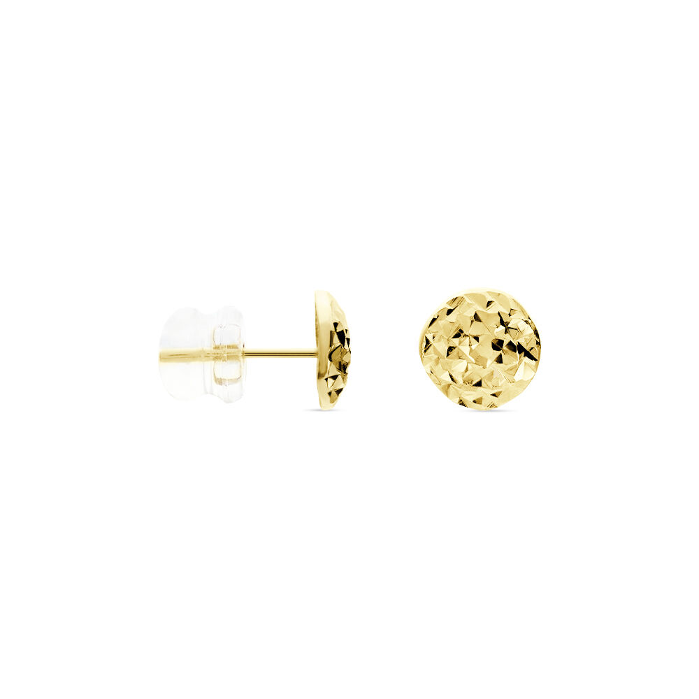 Boucles D'oreilles Puces Dada Or Jaune - Puces Femme | Marc Orian