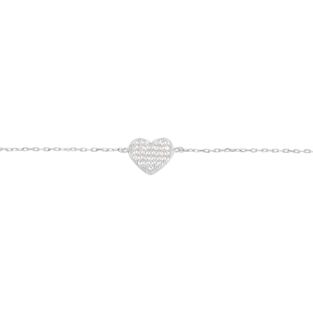 Bracelet Achahildis Argent Oxyde De Zirconium - Bracelets chaînes Femme | Marc Orian