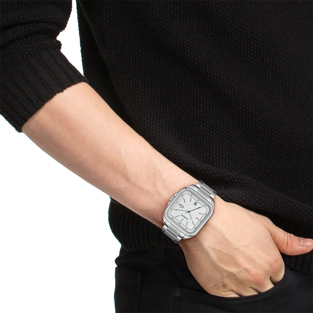 Montre Lacoste .12.12 Up Argent&eacute; - Montres &eacute;tanches Homme | Marc Orian