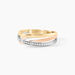Bague Layan Or Tricolore Diamant - Bagues pierres précieuses Femme | Marc Orian