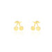 Boucles D'oreilles Puces Cerisia Or Jaune - Puces Enfant | Marc Orian