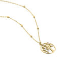 Collier Plaqu&eacute; Or Heribald Oxydes De Zirconium - Colliers avec pierres Femme | Marc Orian