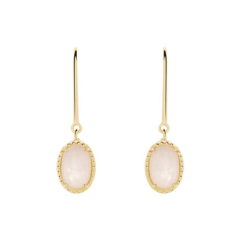 Boucles D'oreilles Plaqué Or Jaune Phileas Quartz - Boucles d'oreilles Pendantes Femme | Marc Orian