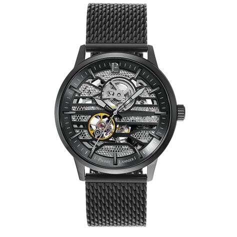 Montre Pierre Lannier Impact Noir - Montres automatique Homme | Marc Orian
