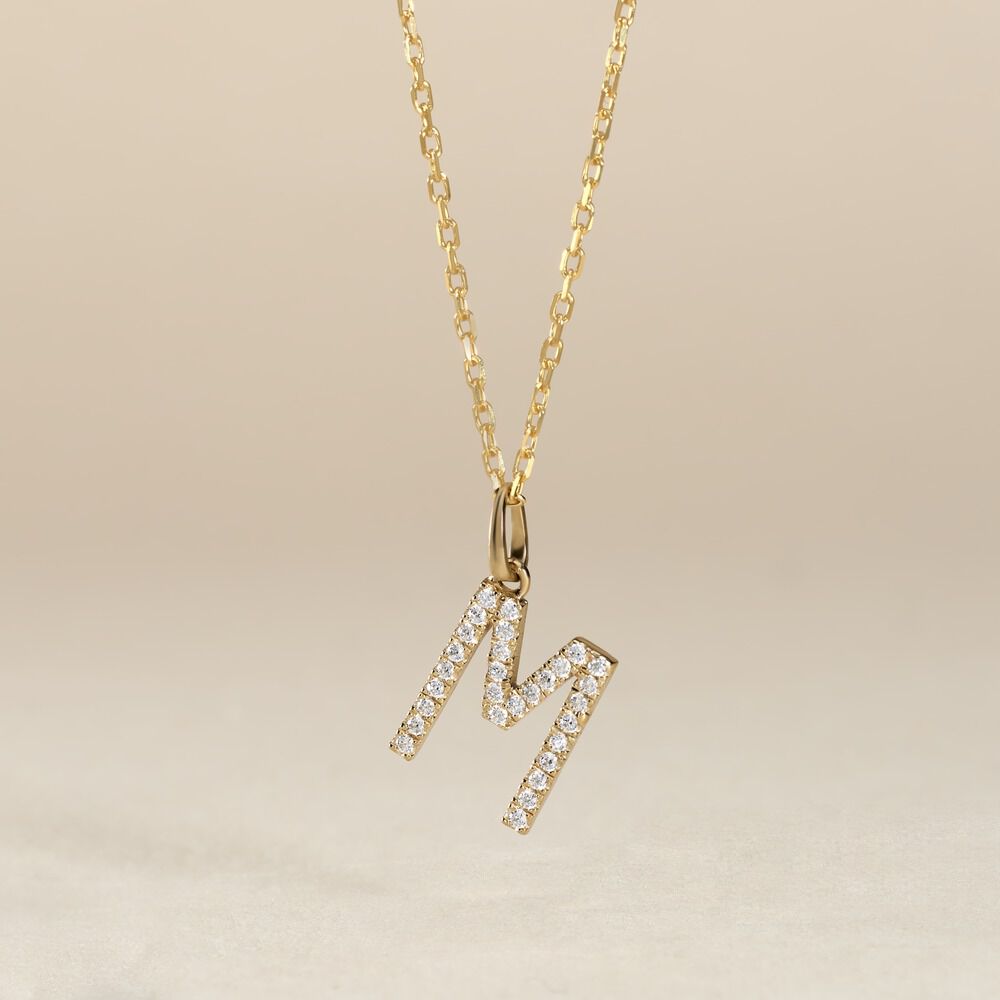 Pendentif Klementine Or Jaune Oxyde De Zirconium - Pendentifs Famille | Marc Orian