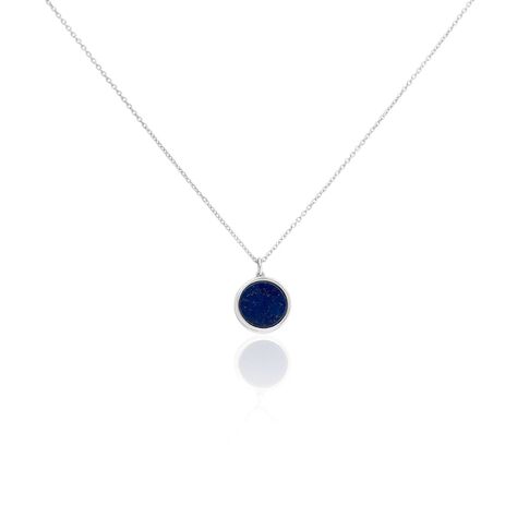 Collier Franzine Argent Blanc Lapis Lazulis - Colliers Femme | Marc Orian