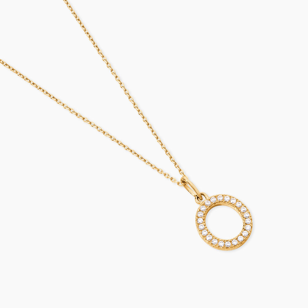 Pendentif Lettre O Or Jaune Oxyde - Pendentifs Famille | Marc Orian
