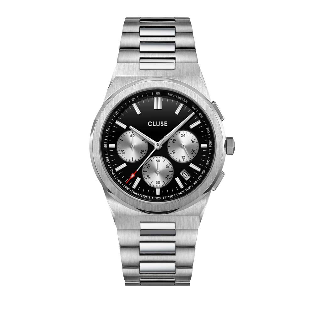 Montre Cluse Vigoureux Chrono Noir - Montres étanches Homme | Marc Orian