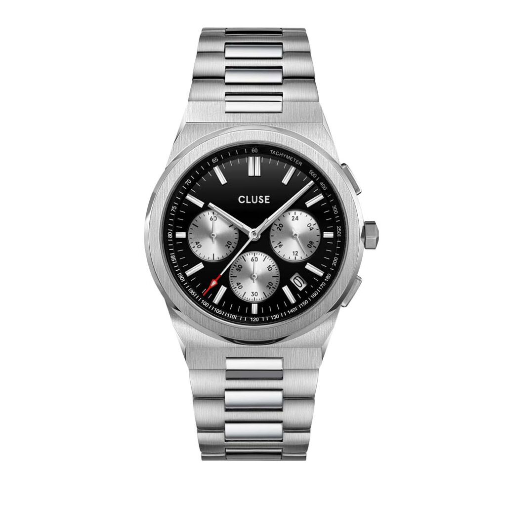 Montre Cluse Vigoureux Chrono Noir - Montres étanches Homme | Marc Orian