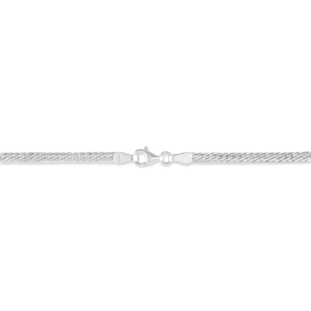 Bracelet Izel Maille Anglaise Or Blanc - Bracelets mailles Femme | Marc Orian