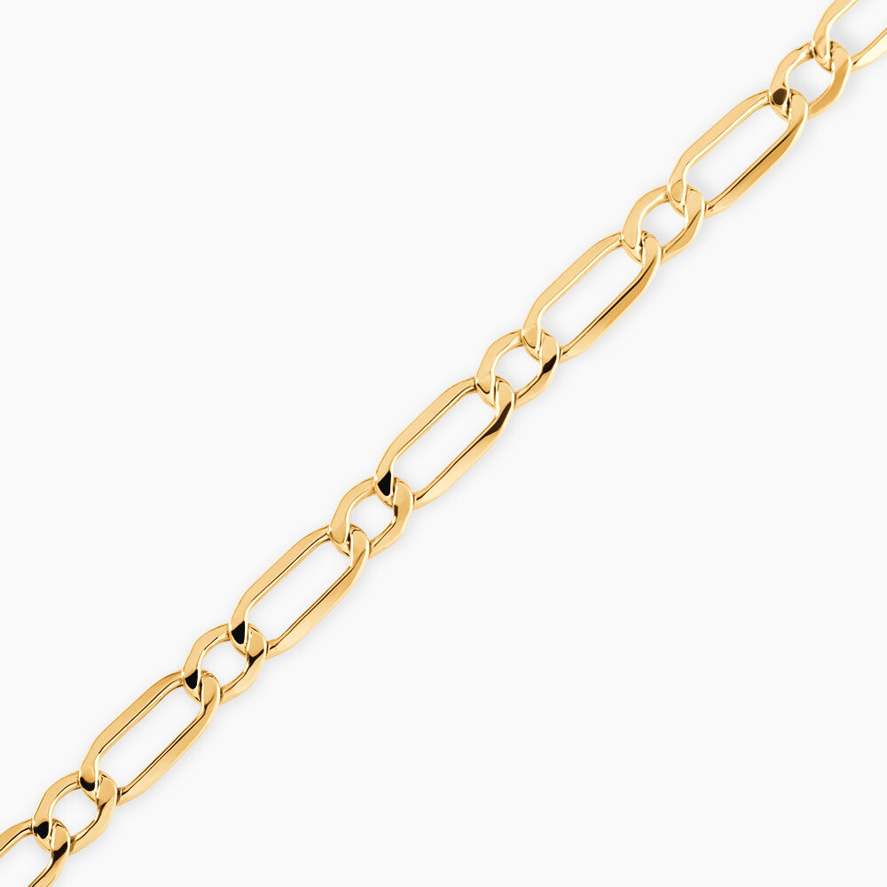 Bracelet Ophelio Maille Alternee 1/1 Or Jaune - Bracelets mailles Homme | Marc Orian