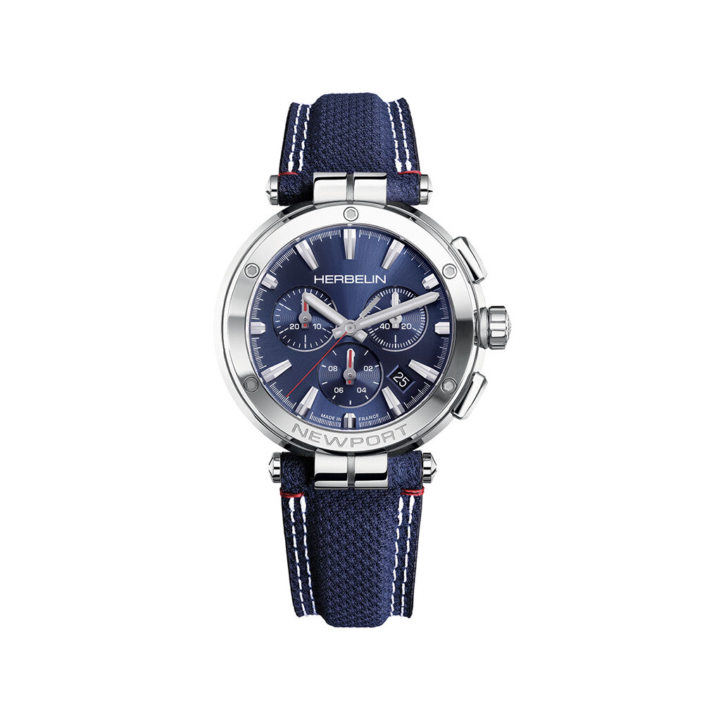 Montre Herbelin Newport Chrono Bleu - Montres étanches Homme | Marc Orian