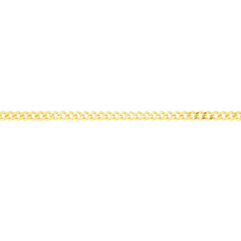 Chaîne Ixia Maille Gourmette Diamantee Or Jaune - Chaines Femme | Marc Orian