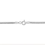 Bracelet Izel Maille Anglaise Or Blanc - Bracelets mailles Femme | Marc Orian