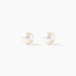 Boucles D'oreilles Puces Ursulina Or Jaune Perle De Culture - Boucles d'oreilles mariage Femme | Marc Orian