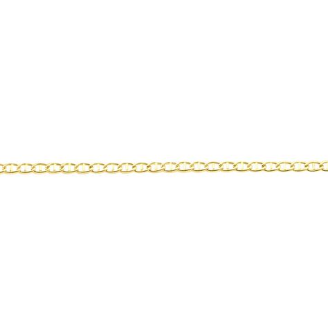 Collier Capucin Or Jaune Maille Marine Plate - Chaines Femme | Marc Orian