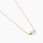 Collier Chaim Or Jaune Oxyde - Colliers avec pierres Femme | Marc Orian