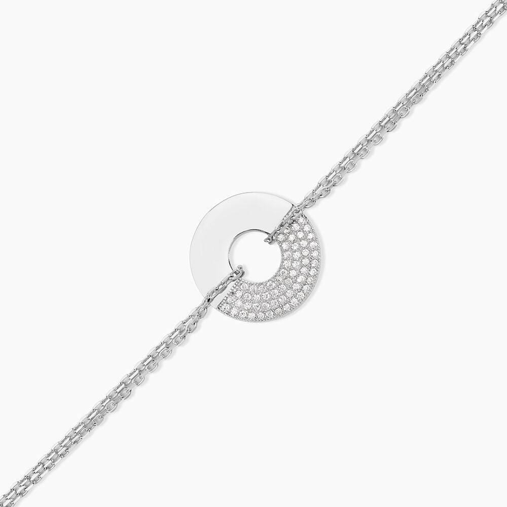 Bracelet Th&eacute;mis Argent Blanc Oxyde De Zirconium - Bracelets fantaisie Femme | Marc Orian