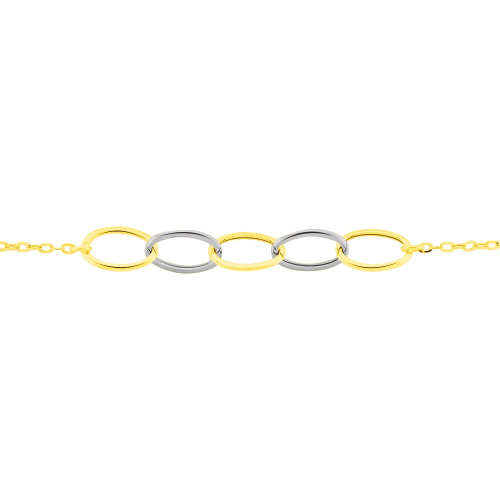 Bracelet Lucette Or Bicolore - Bracelets chaînes Femme | Marc Orian
