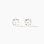 Boucles D'oreilles Puces Or Jaune Katherina Oxyde De Zirconium - Puces Femme | Marc Orian